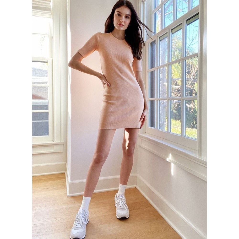 Wilfred Peach Midi Dress